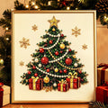 Pearl Painting Kit | Christmas Tree with Frame 20x20cm