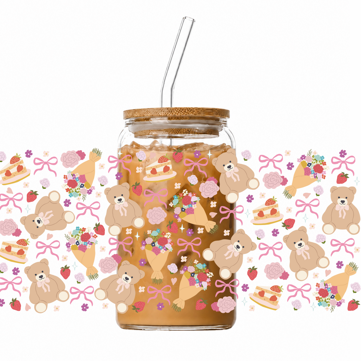 UV Cup Wrap 023 |Valentine Bear 🧸🎀