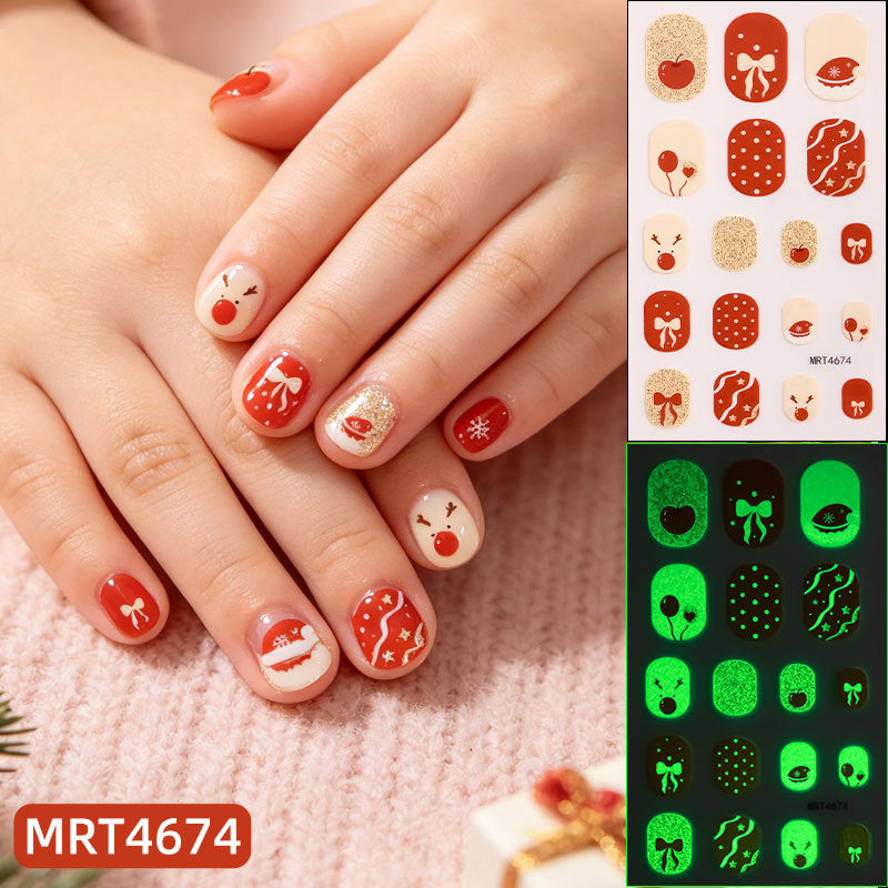 Kids Nail Wraps for Christimas🎅🎄