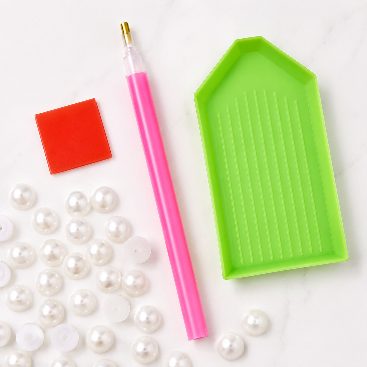 Pearl Painting Kit | Christmas with Frame 20x20cm